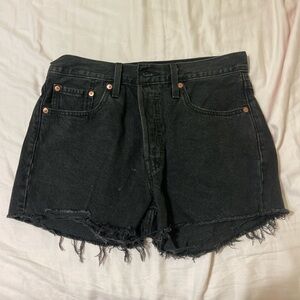 levi’s 501 black shorts